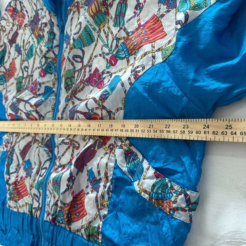 Vintage Westside Connection Women's (L) Jacket Windbreaker Y2K Blue - Picture 5 of 15